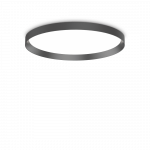 53W LED lubinis &scaron;viestuvas FLY, juodas, 2700K, IP40, 341194