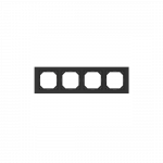 Rėmelis QUADRUM QR 1000, 4 vietų, juodas