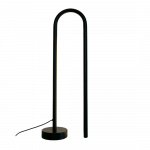 10W LED stalinis &scaron;viestuvas BOW, juodas, 2700K, dimeriuojamas