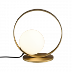 5W LED stalo &scaron;viestuvas HALO, aukso/baltos sp., 2700/3000K, S3815170O