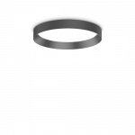 18W LED lubinis &scaron;viestuvas FLY, juodas, 2700K, IP40, 341156
