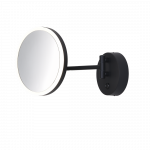 7W LED &scaron;viestuvas - veidrodis BOAN, matinės juodos sp., 3000/4000K, IP44, A3252174NL