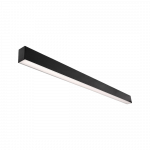 26W pakabinamas linijinis &scaron;viestuvas X-LINE SLIM L-DOWN COMPACT, juodas, 3000K, IP40