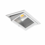 37W LED įleidžiamas &scaron;viestuvas PULL OUT SQ, baltas, 4000K, pakreipiamas, DALI