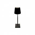 3,5W LED įkraunamas stalo &scaron;viestuvas, juodas, 3000K, IP54, dimeriuojamas, 61082/B