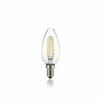 4W LED lemputė E14, 3000K, skaidri, 101224