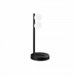 6W LED stalo &scaron;viestuvas PING PONG, juodas, 3000K, 313320