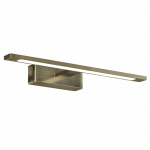 12W LED sieninis veidrodžio &scaron;viestuvas MENORCA, sendinto žalvario sp., 3000/4000K, IP44, A3730271U