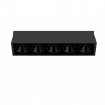 10,5W LED pavir&scaron;inis &scaron;viestuvas BLACK FOSTER SURF 5, juodas, 3000K