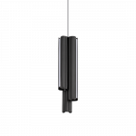 27W LED pakabinamas &scaron;viestuvas DORICA, juodas, 3000K, dimeriuojamas, 366487