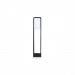 10W LED pastatomas &scaron;viestuvas V-TAC, 3000K, IP65, juodas, auk&scaron;tis 80cm
