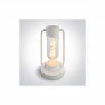 1,8W LED įkraunamas stalo &scaron;viestuvas, baltas, 2200K, IP65, dimeriuojamas, 61094/W/UW