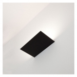 24,5W LED sieninis &scaron;viestuvas FOIL, matinės juodos sp., 2700K, dimeriuojamas