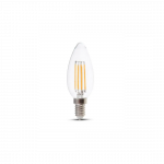 4W LED žvakės formos lemputė, E14, 3000K, dimeriuojama