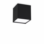 10W LED lubinis pavir&scaron;inis &scaron;viestuvas KUBIKO, juodas, 3000K, 303314