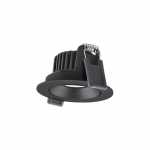 4/6/8W LED įleidžiamas &scaron;viestuvas, juodas, 2700K, dimeriuojamas, reguliuojamas