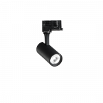 8W LED akcentinis &scaron;viestuvas į 3 fazių bėgelį FOX, juodas, 4000K, 322322