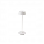 2W LED įkraunamas stalinis &scaron;viestuvas, baltas, 3000K, dimeriuojamas