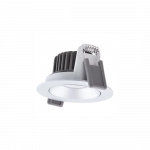4/6/8W LED įleidžiamas &scaron;viestuvas, sidabro sp., 3000K, dimeriuojamas, reguliuojamas