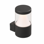 12W LED sieninis fasado &scaron;viestuvas BRISK, antracito sp., 3000K, IP65, A2085000GR