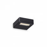 24W LED sieninis &scaron;viestuvas TAB, juodas, 3000K, 369167