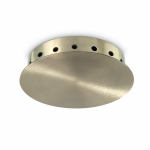 Pakabinamų &scaron;viestuvų (12 vnt.) laikiklis ROSONI, žalvario sp., D180mm, 370781