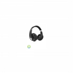 Bluetooth ausinės V-TAC, reguliuojamu lankeliu, juodos spalvos.
