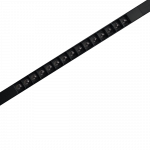 17W LED linijinis &scaron;viestuvas MINIROOLER į magnetines sistemas ARIA, juodu korpusu, 3000K, PWM