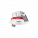 4/6/8W LED įleidžiamas &scaron;viestuvas, baltas, 4000K, IP65, dimeriuojamas, atsparus ugniai iki 90min.