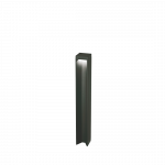 11W LED pastatomas lauko &scaron;viestuvas KURT, juodas, 3000K, IP54, 306872
