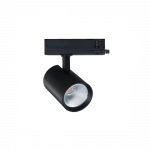 40W LED akcentinis &scaron;viestuvas į 3 fazių bėgelius, juodas, 2700/3000/4000K, S235