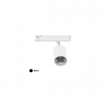 12,8W LED akcentinis &scaron;viestuvas LUXCAN C, juodas, 4000K