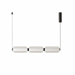 27W LED pakabinamas &scaron;viestuvas ELMA, juodu korpusu, 2700K, dimeriuojamas