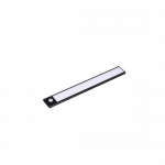 2W LED įkraunamas linijinis pavir&scaron;inis &scaron;viestuvas, 40cm, juodas, 3000K, su judesio davikliu