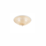 Pavir&scaron;inis &scaron;viestuvas, 4 lempučių SHELL, E27, gintaro spalvos, 140186