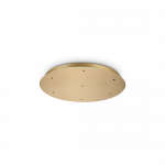 Pakabinamų &scaron;viestuvų (7 vnt.) laikiklis ROSONI, žalvario sp., D500mm, 364889