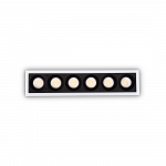 20W LED įleidžiamas linijinis &scaron;viestuvas LIKA, baltas, 3000K, 327518