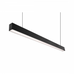 25,5W linijinis pakabinamas &scaron;viestuvas X-LINE SLIGHT L-DOWN LED, juodas, 3000K, IP40