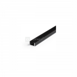 LED juostos profilis SLIM8, juodai anoduotas, 3m