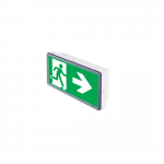 4W avarinis/evakuacinis &scaron;viestuvas koridoriams VELLA LED ECO, su 3h avariniu moduliu, IP65