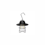 3W LED pakabinamas/mobilus įkraunamas &scaron;viestuvas, juodas, 3000-6000K, dimeriuojamas, IP44