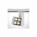 15W COB LED bėgelio &scaron;viestuvas MIRROR SQUARE, 3000K, baltas, 65406BT/W/W