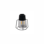 2,6W LED pakabinamas/mobilus įkraunamas &scaron;viestuvas, juodas, 3000-6000K, dimeriuojamas, IP44