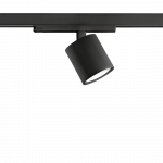 35,7W LED akcentinis &scaron;viestuvas PERFETTO PURO į 3 fazių bėgelius LKM, juodu korpusu, 3000K