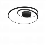 48W LED lubinis pavir&scaron;inis &scaron;viestuvas OZ, juodas, 3000K, dimeriuojamas, 304526