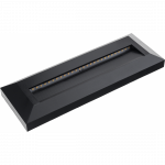 3W LED laipų &scaron;viestuvas, juodu korpusu, IP65, 3000K