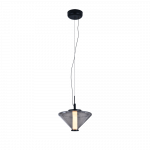 9,5W LED pakabinamas &scaron;viestuvas YARA, pilkos/dūmų sp., 2700K, C4012090FU
