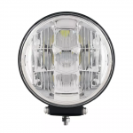 7" LED apvalus sertifikuotas žibintas 51W 5100LM 12-24V (E9 HR A02 PL) COMBO