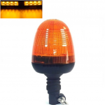 Sertifikuotas įspėjamasis LED oranžinis &scaron;vyturėlis tvirtinamas ant vamzdžio