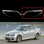 BMW 5 E60/E61 XENON (2003-2010) ir LCI - Kairės pusės žibinto stiklas
